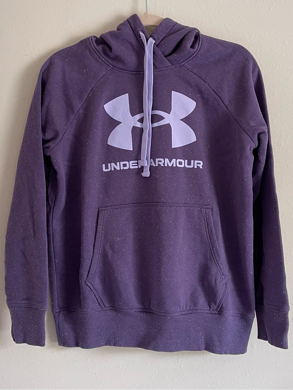 Under Armour Purple Crewneck Hoodie with Light Logo